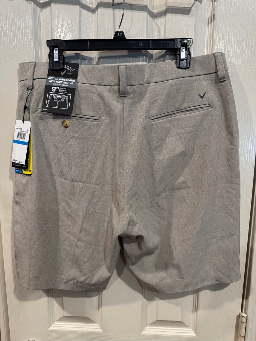 NWT - Callaway Men’s Active ‘Flex Fabric’ Shorts. Sz 36 - Picture 4 of 7